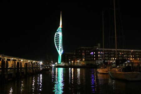 Spinnaker Tower at Portsmouth harbour