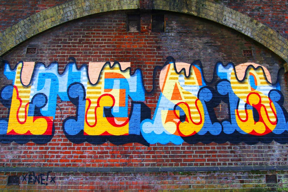 Fearless by Ben Eine, Look Up 2024, Portsmouth