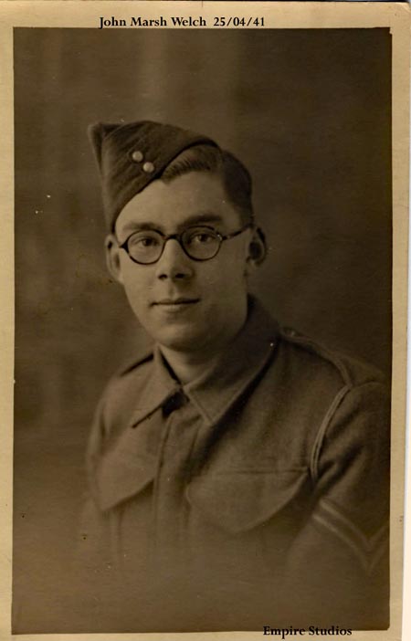 Portsmouth Blitz - Photo of John Marsh Welch