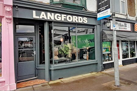 Langfords Barber Shop at Albert Road, Southsea