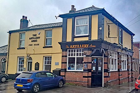 The Artillery Arms pub in Milton, Portsmouth