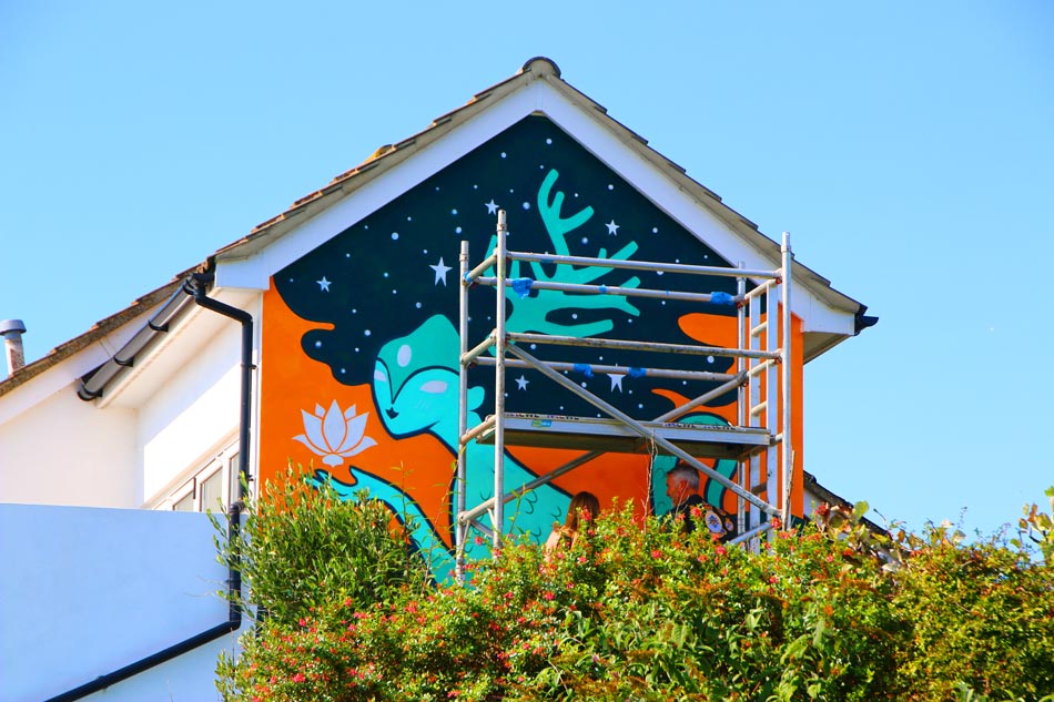 Street Art by Midge at Eastney in Portsmouth