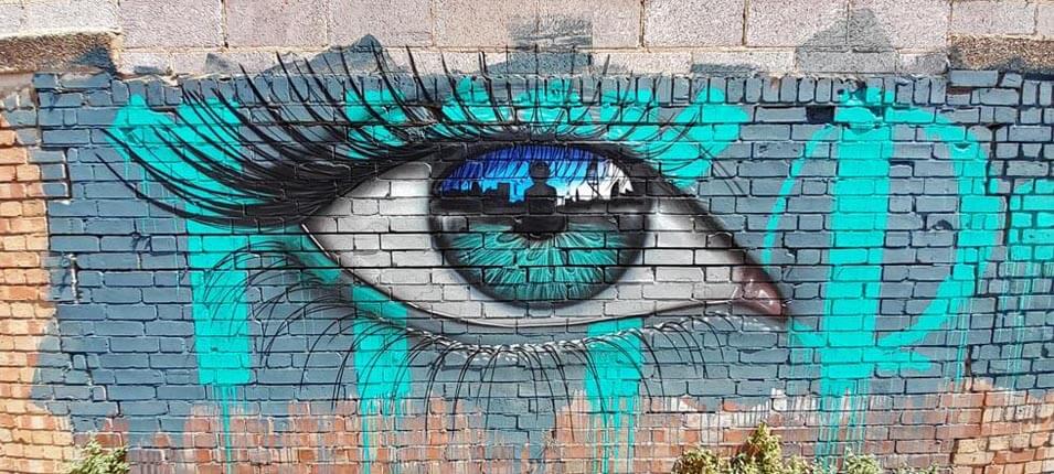 Painting by My Dog Sighs, Street Artist, Portsmouth