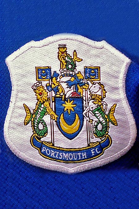 Star and Crescent featured on a Portsmouth Football Club badge