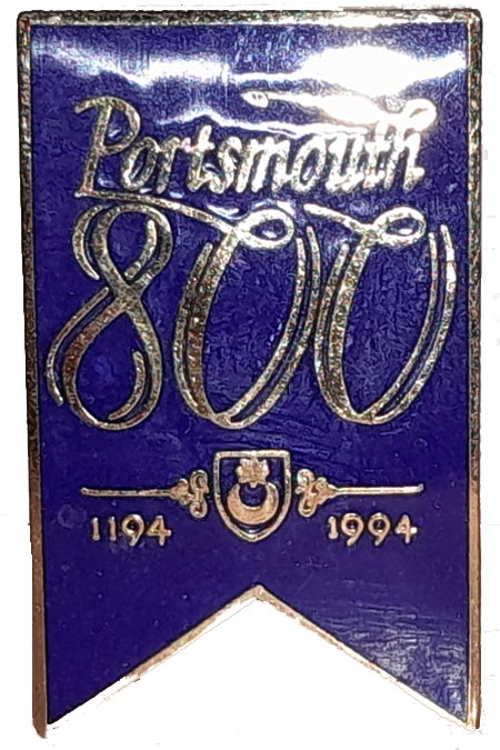 Portsmouth 800 badge Portsmouth 800 badge showing the Star and Crescent