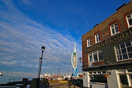 Portsmouth, the Spinnaker Tower at Gunwharf Quays
