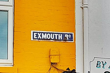 Road names in Portsmouth and Southsea, Exmouth Road