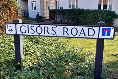 Origins of Portsmouth street names, Gisors Road