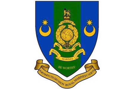 Royal Marine Cadets Portsmouth badge, featuring the Star and Crescent of Portsmouth