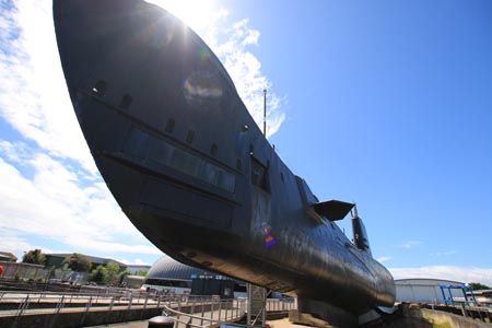 HMS Alliance at the RN Submarine Museum