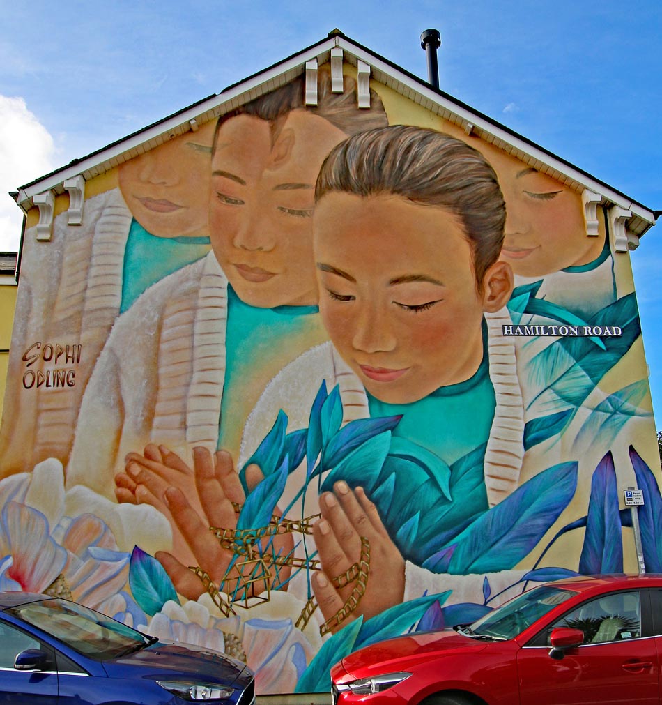 Sophi Odling at Hamilton Road, Southsea, Look Up Festival 2024, Portsmouth