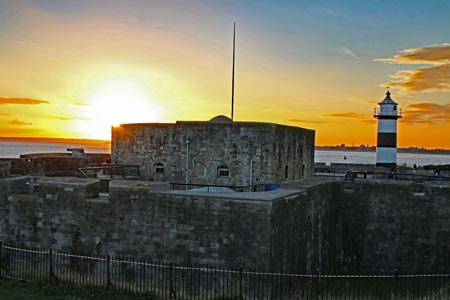 Southsea Castle on the seafront at Portsmouth