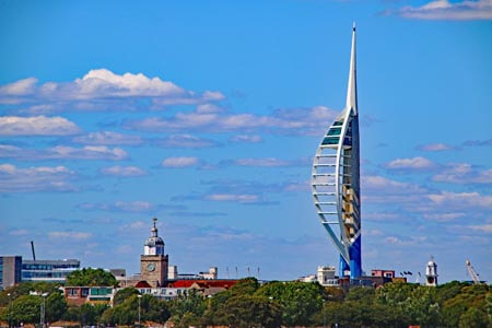 Spinnaker Tower an iconic building in Portsmouth