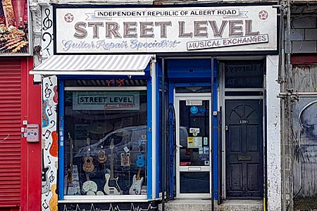 Street Level music shop, Albert Road, Southsea