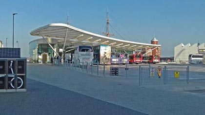 Portsmouth Coach Station at The Hard Interchange
