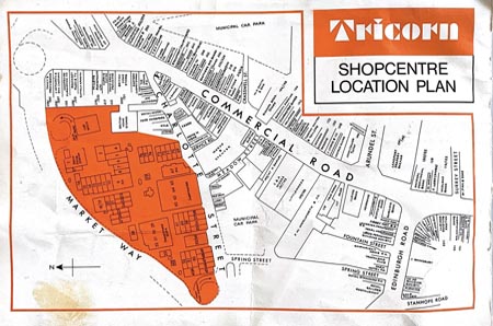 The Tricorn Centre, Portsmouth location plan